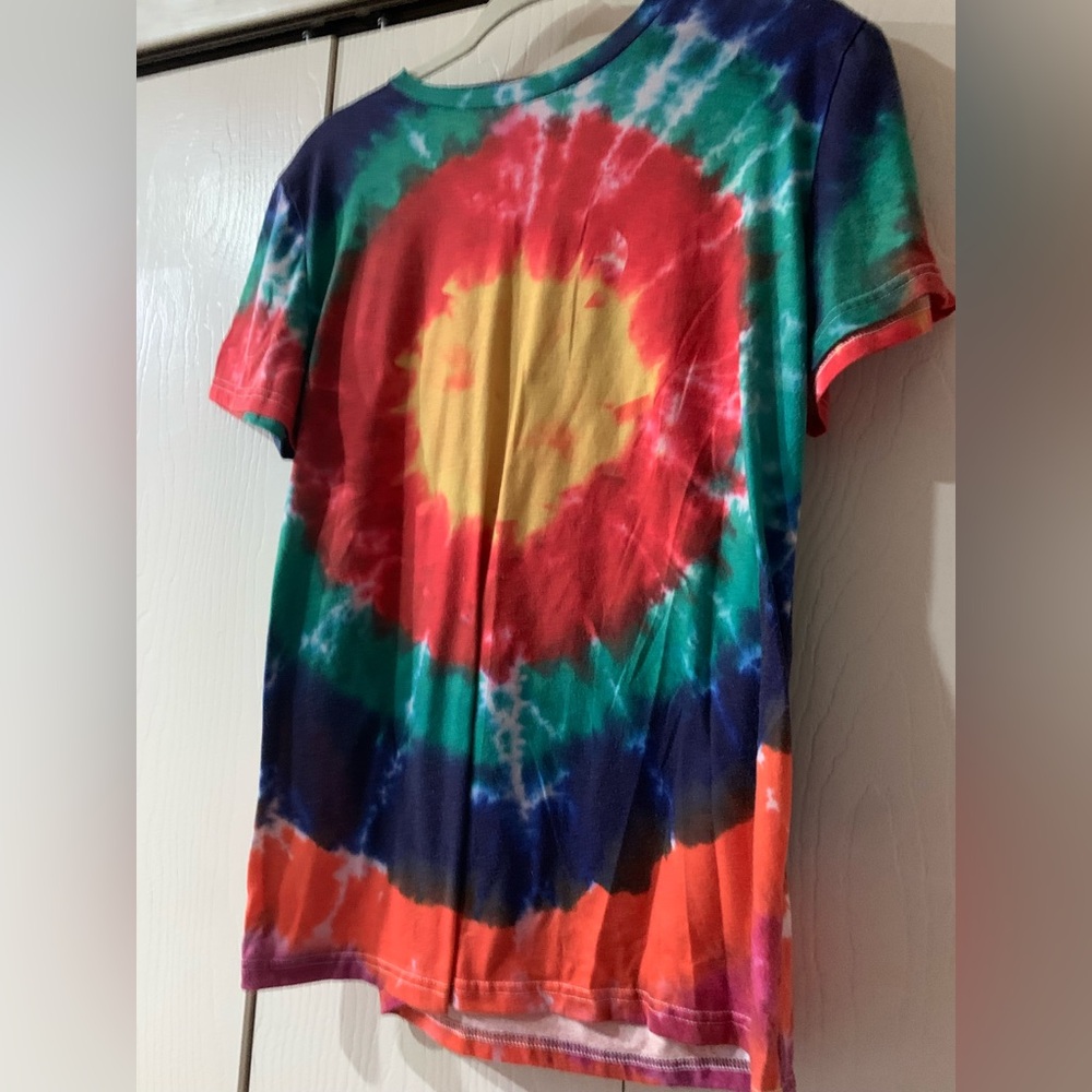 Multicolor Tie-Dye Short Sleeve Tee